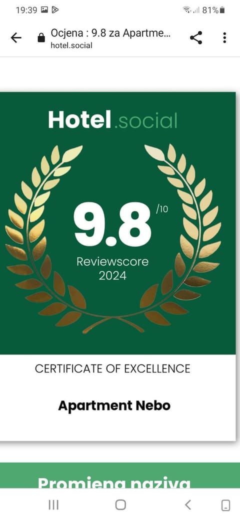 Apartment Nebo Apartment in Poreč