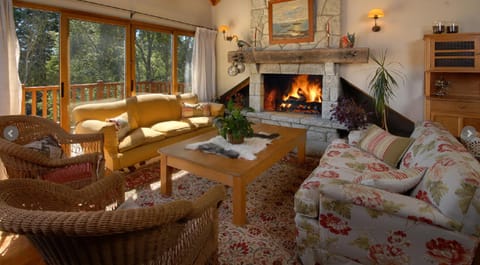 Balcony/Terrace, Living room, Seating area, Garden view, Lake view