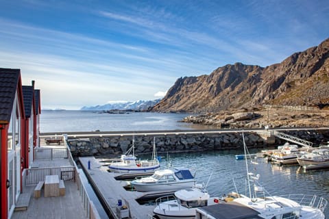 Villa Lofoten balcony view Apartment in Lofoten