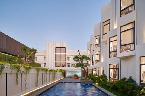 Property building, Pool view, Swimming pool