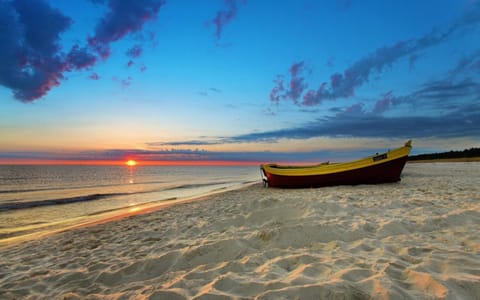 Natural landscape, Beach, Beach, Hiking, Sunset