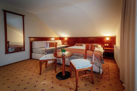 Bed, Seating area, Bedroom