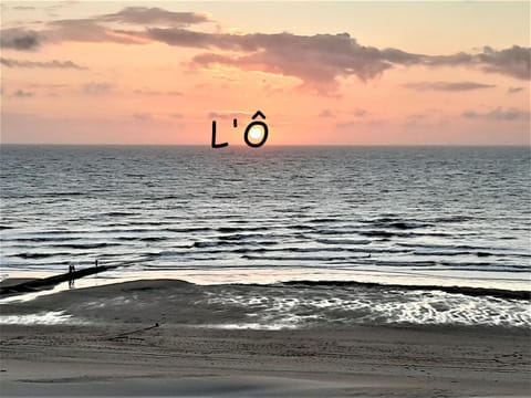 Beach, Sea view, Sunset
