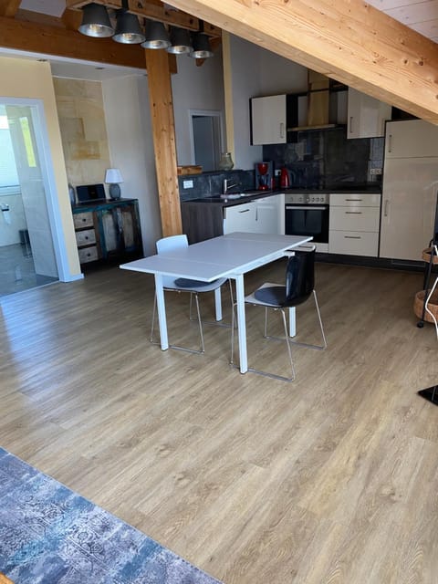 Kitchen or kitchenette, Dining area, dishwasher, stove