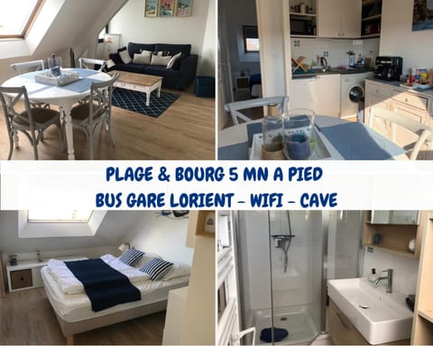 TOUT A PIED ! T2 25m2 - Parking privé - Wifi Apartment in Finistere