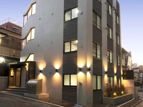 Property building, Facade/entrance, Sunset