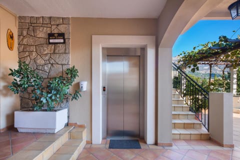 Property building, elevator