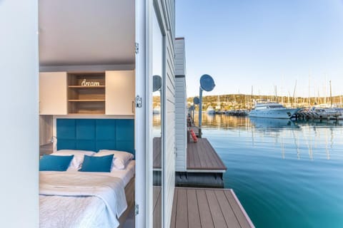 Property building, View (from property/room), Bedroom, Landmark view, Sea view
