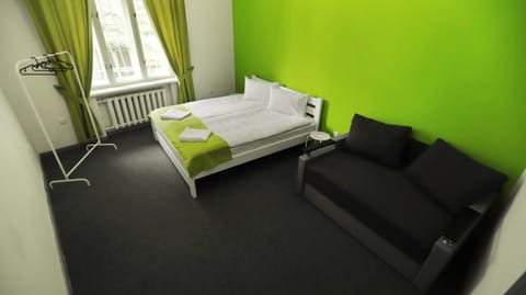 Bed, Photo of the whole room, Bedroom, City view, towels