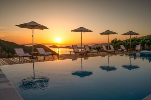 Swimming pool, Swimming pool, Sunset