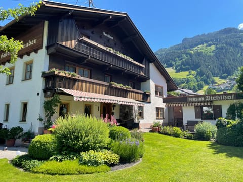 Property building, Summer, Garden