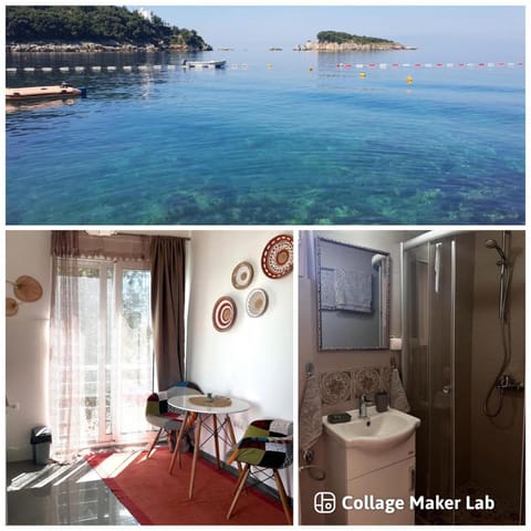 Neighbourhood, Natural landscape, Kitchen or kitchenette, Living room, Seating area, Sea view