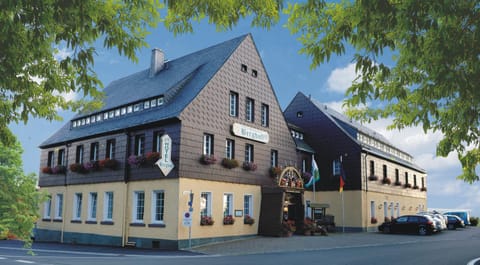 Property building, Facade/entrance, Property logo or sign, View (from property/room), Other, Decorative detail, Mountain view