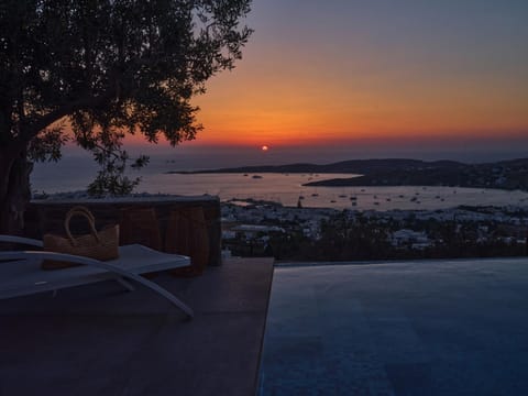 Infinity sea view cosy villa with private pool House in Paros