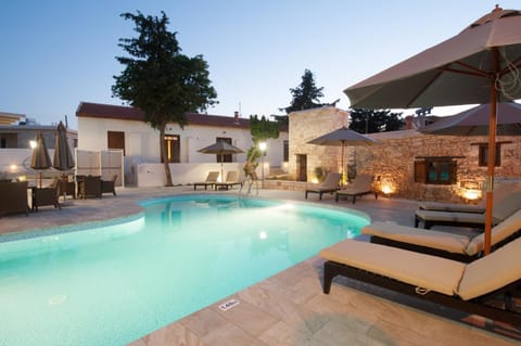 Summer, On site, Pool view, Swimming pool, Swimming pool, Sunset