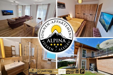 Alpina Sonnen-Appartements Füssen incl XL-Sonnen-Terrasse & Königscard Apartment in Fussen
