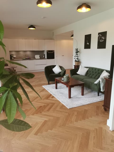 Kitchen or kitchenette, Living room, Seating area