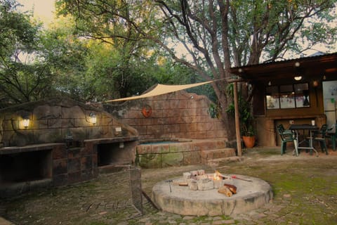 Property building, Patio, BBQ facilities, Swimming pool