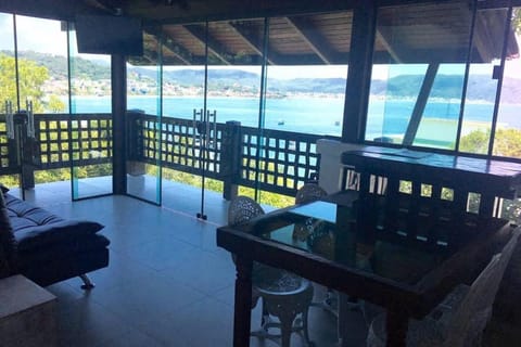 Living room, Dining area, Sea view