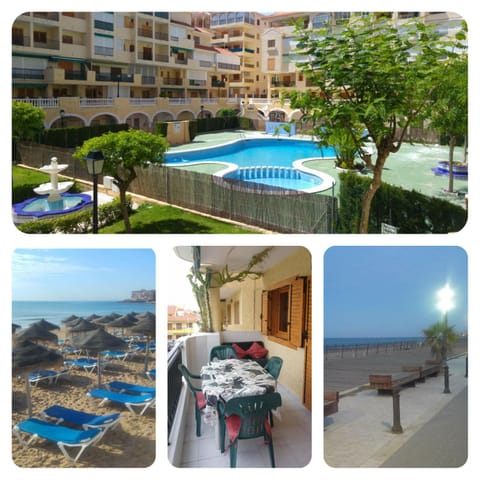 Property building, Beach, Swimming pool
