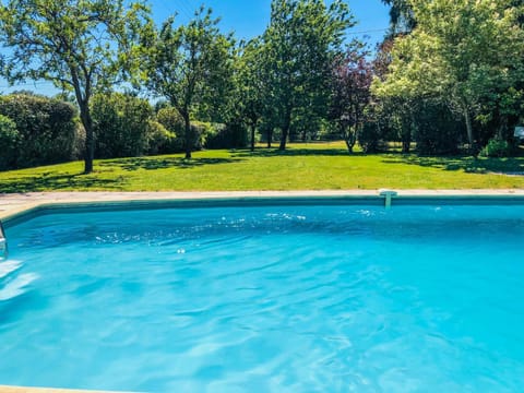 Natural landscape, Garden, Swimming pool