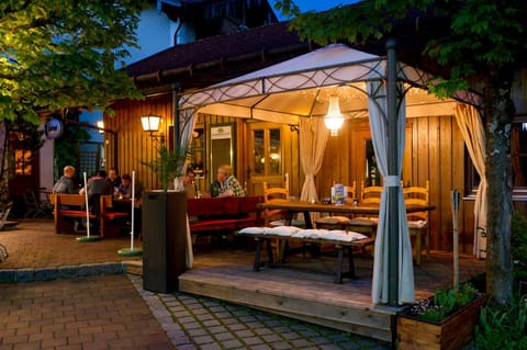 Patio, Night, Garden