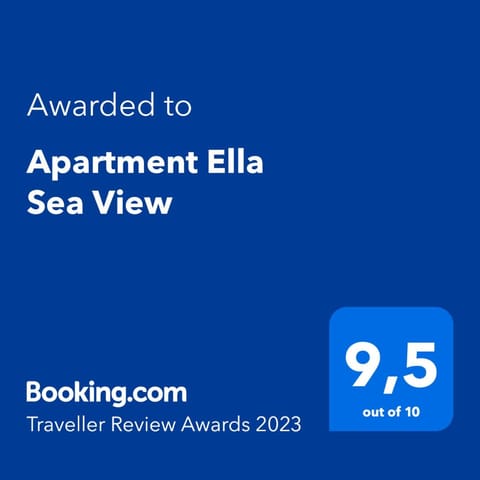 Apartment Ella Sea View Apartment in Bol