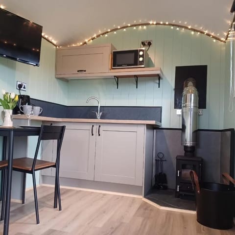 Cwtch Winnie Shepherd's Hut- Pen Cefn Farm Holiday Campground/
RV Resort in Wales