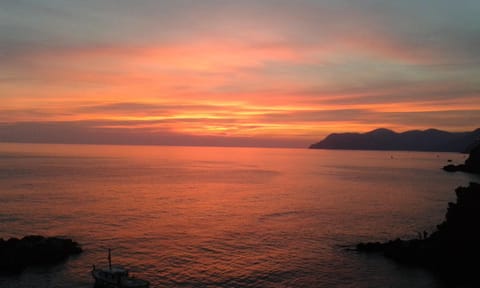 Natural landscape, Sea view, Sunset