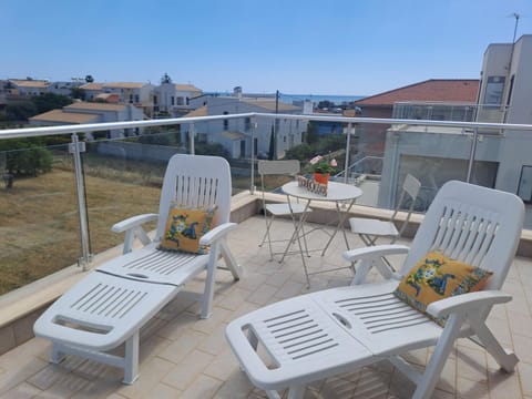 Day, Natural landscape, View (from property/room), Balcony/Terrace, Sea view, Sea view, sunbed
