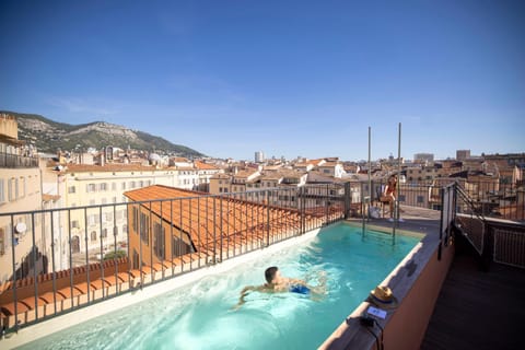 Day, People, City view, Mountain view, Pool view, Swimming pool