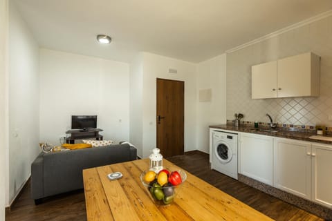Kitchen or kitchenette, Living room, Dining area