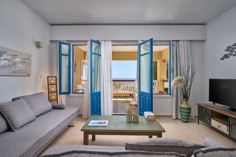 Living room, Seating area, Sea view