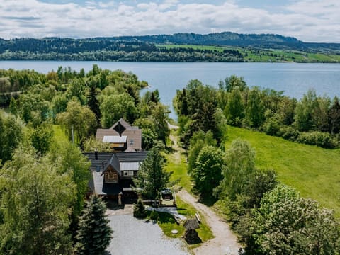 Property building, Spring, Day, Neighbourhood, Natural landscape, Bird's eye view, Lake view