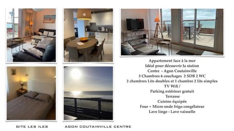 LES ILES VUE SUR MER Apartment in Normandy