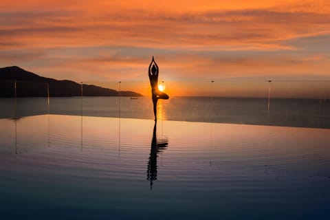Sea view, Swimming pool, Sunrise