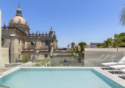 Nearby landmark, Balcony/Terrace, Pool view, Swimming pool