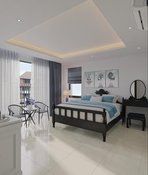 Photo of the whole room, Bedroom