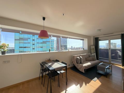 View (from property/room), Living room, Seating area, Dining area