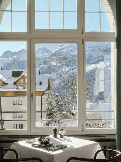 Restaurant/places to eat, Day, Natural landscape, Winter, Mountain view