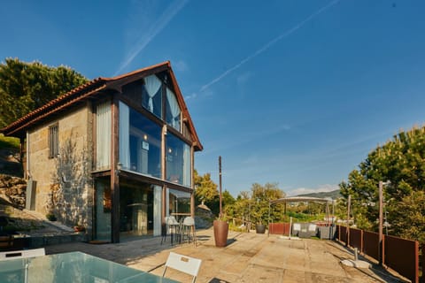 Property building, Patio, Natural landscape, Balcony/Terrace