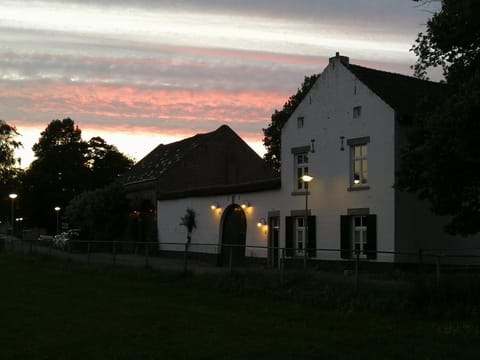 Property building, Night, Sunset