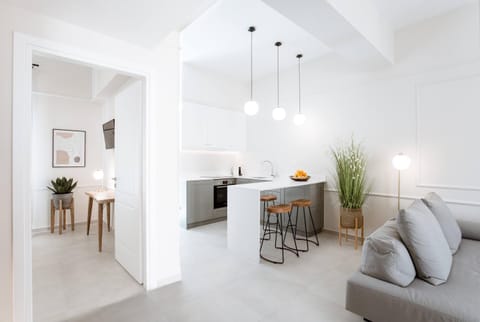 Living room, Bedroom, kitchen