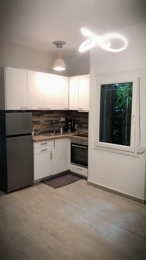 The green apartment House in Kavala