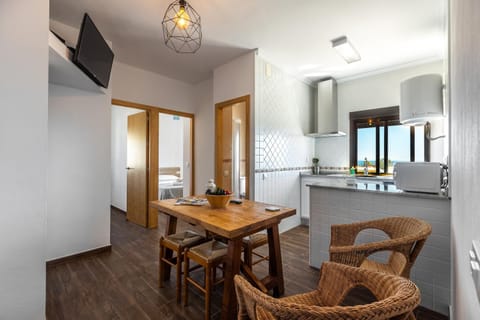 Kitchen or kitchenette, Living room, Dining area