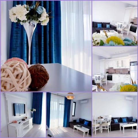 Kitchen or kitchenette, Living room, Photo of the whole room, Decorative detail, Seating area, Dining area, Beach, Sea view, Family
