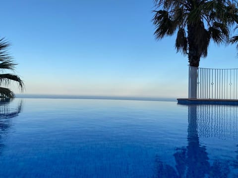 Swimming pool, Sunset