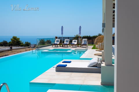 Patio, Day, Hot Tub, Pool view, Sea view, Swimming pool, sunbed