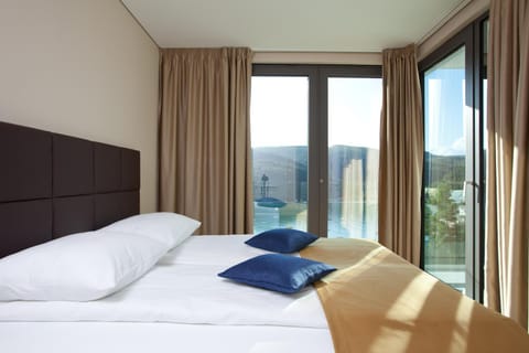 Bed, Natural landscape, Bedroom