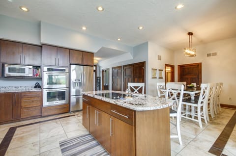 Luxe Group Home with Boat Dock in Lake of the Ozarks House in Osage Beach